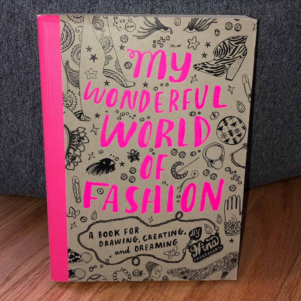 My wonderful world of fashion coloring book